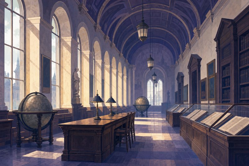 Das Museum der alten Bibliothek: der historische Saal der Göttinger Universitätsbibliothek